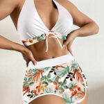 Conjunto de Biquíni Feminino Floral com Short | BeachBlossom