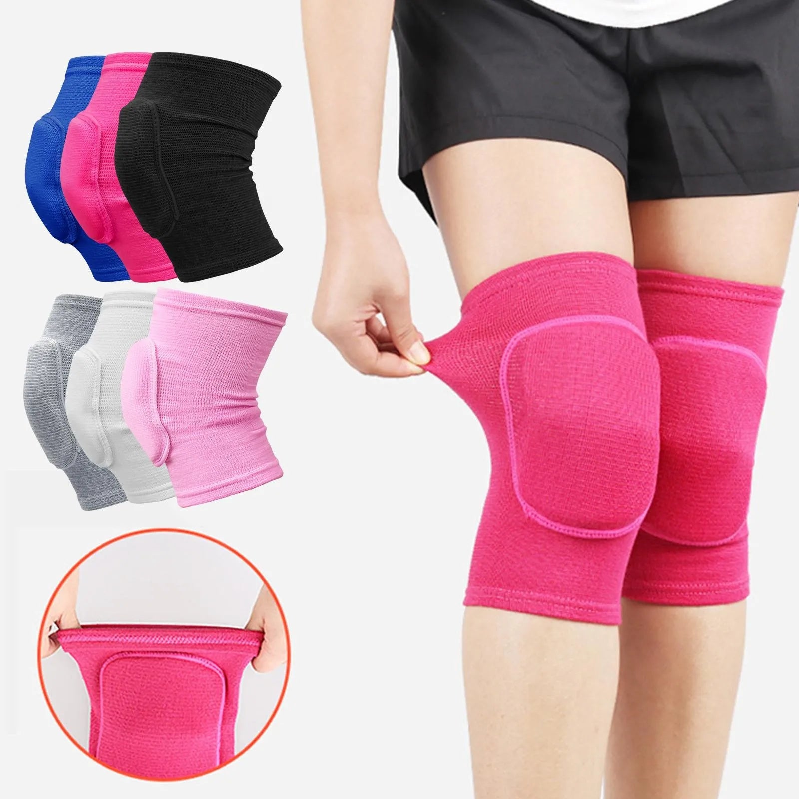 JoelheiraEsportivadeCompressaocomAlmofadaProtetoraFerrazi8 Joelheira Esportiva de Compressão com Almofada Protetora Ferrazi - Imagem 1