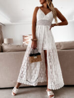 Vestido Feminino Longo de Renda c/Short - Imagem 3