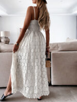 Vestido Feminino Longo de Renda c/Short - Imagem 5