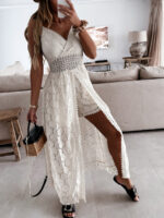Vestido Feminino Longo de Renda c/Short - Imagem 6